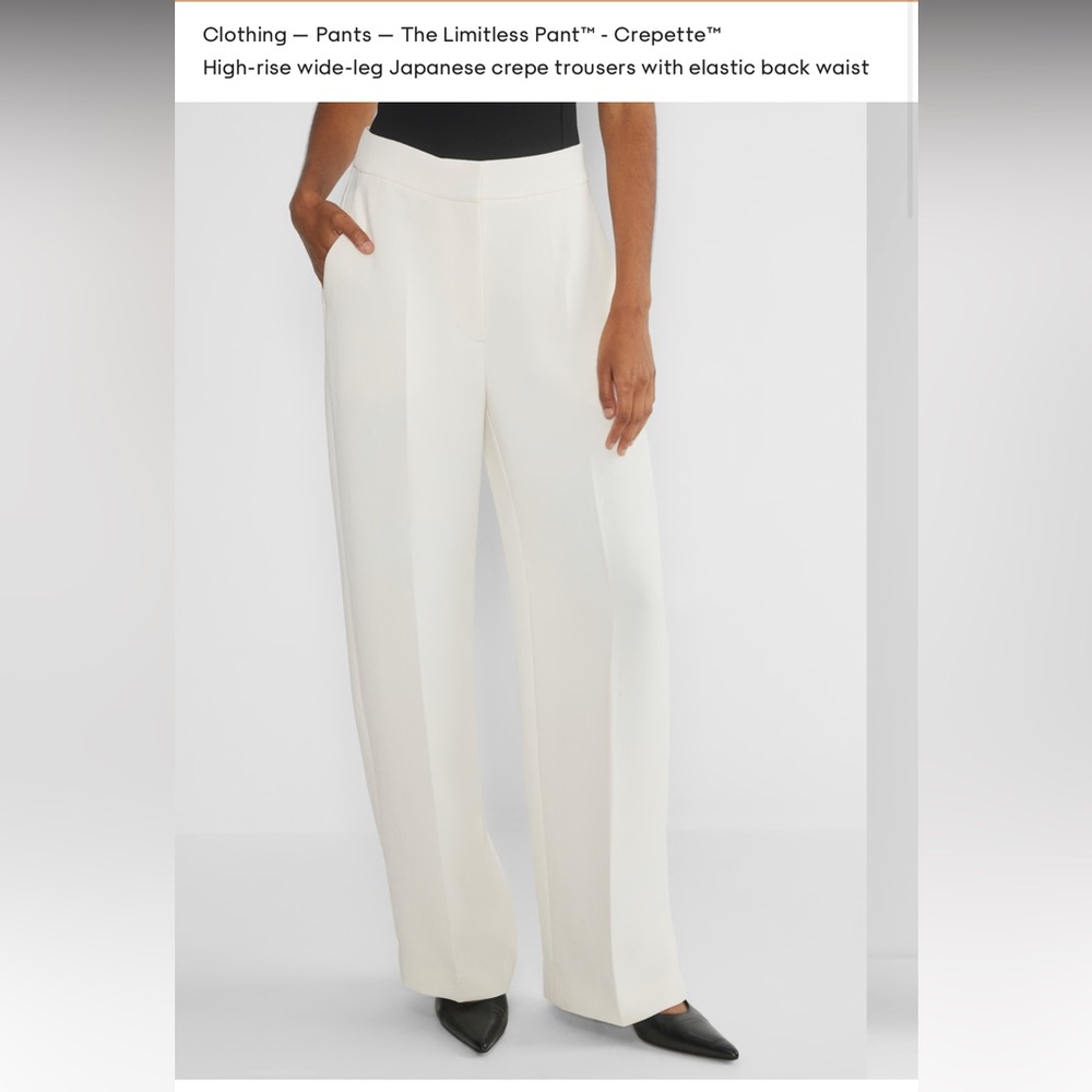 Wilfred Cream High-Rise Wide-Leg Trousers